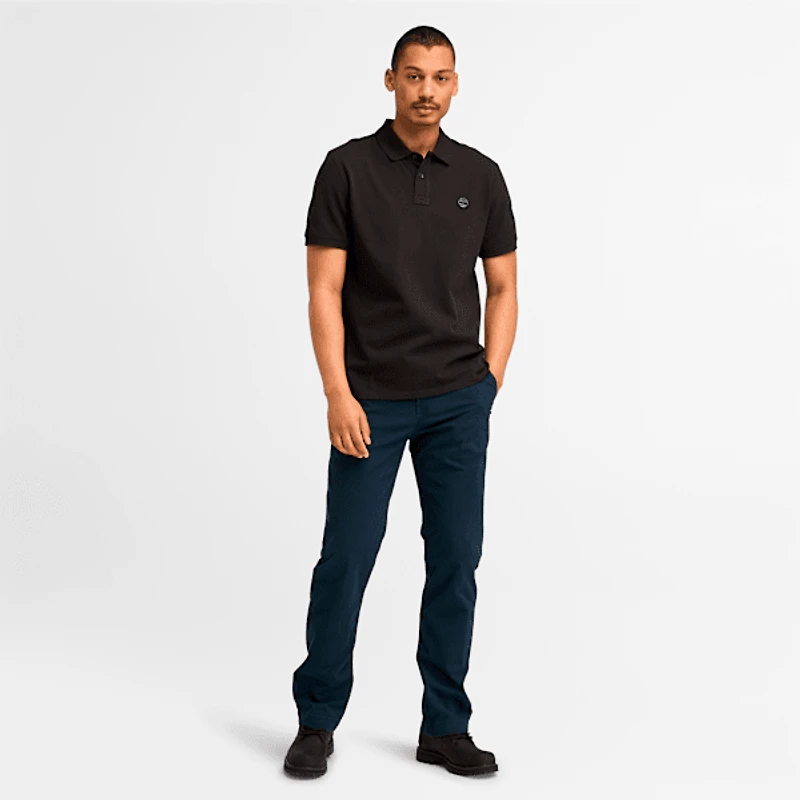 Men's Millers River Short-Sleeve Pique Polo Shirt
