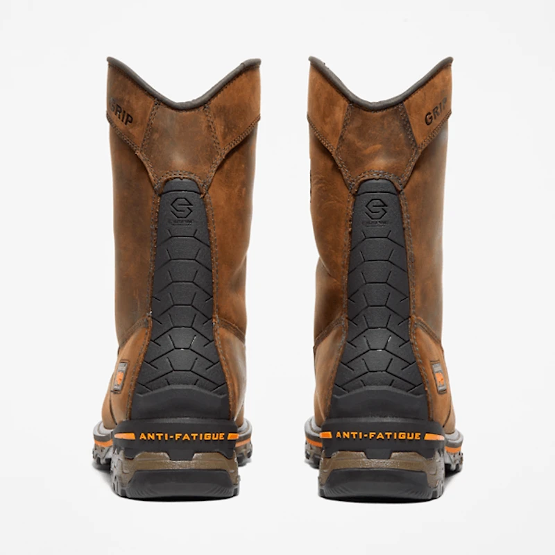 Men's Boondock Waterproof Pull-On Comp-Toe Work Boot
