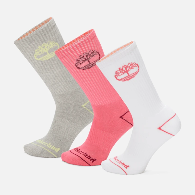 3-Pack Bowden Crew Sock With Tree Logo