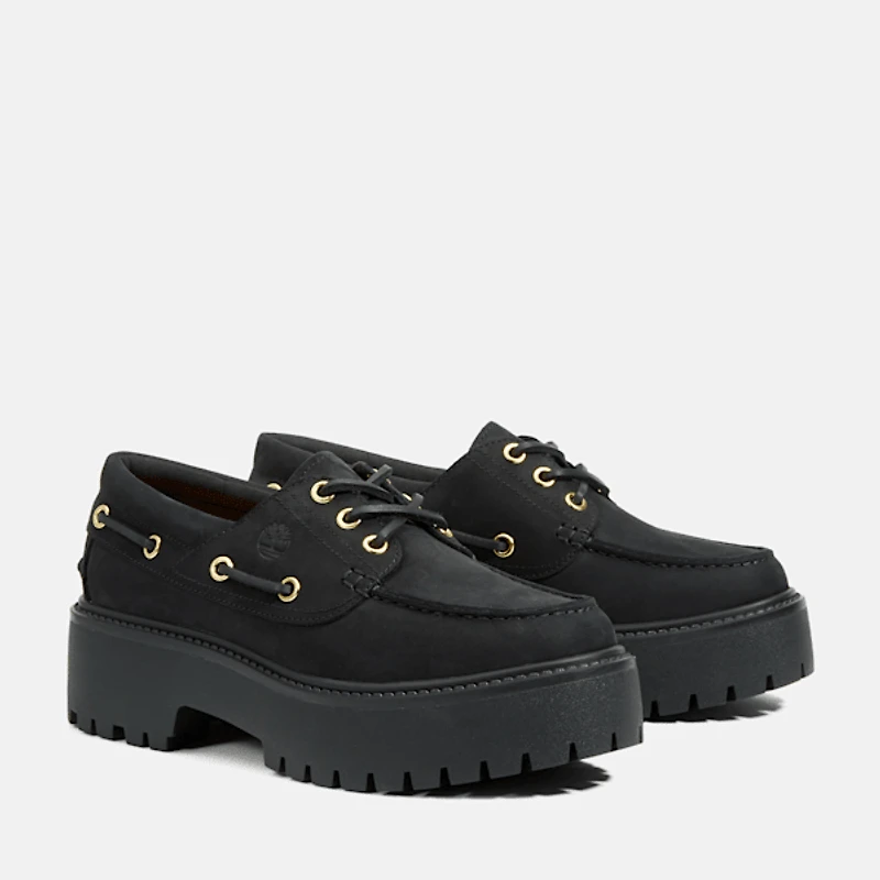 Women’s Stone Street Platform Boat Shoe