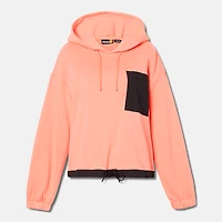 Women's Mixed-Media Hoodie