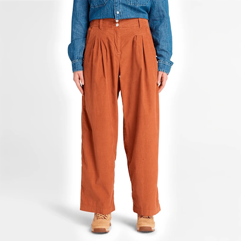 Women's Needle Corduroy Wide Leg Pant
