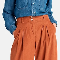 Women's Needle Corduroy Wide Leg Pant