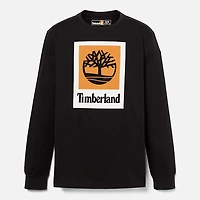 Men's Stack Logo Colored Long Sleeve T-Shirt