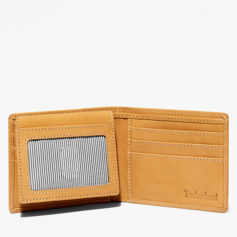 Men's Red Bank Oversized Tree-Logo Passcase Wallet