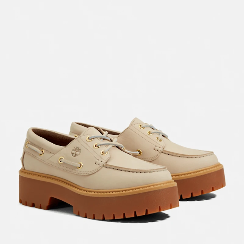 Women’s Stone Street Platform Boat Shoe