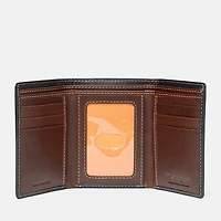 Men's Waxy Pull Up Trifold