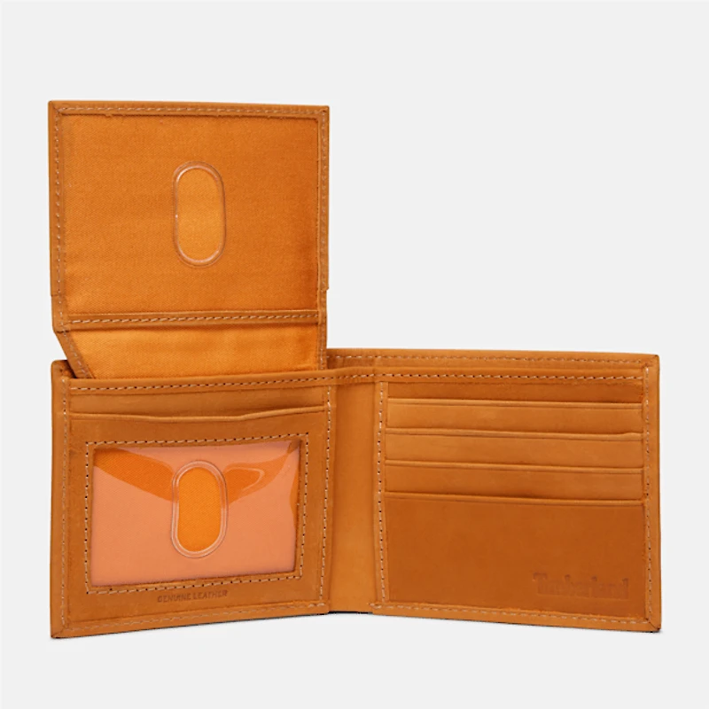 Men's Red Bank Icon Boot Passcase Wallet