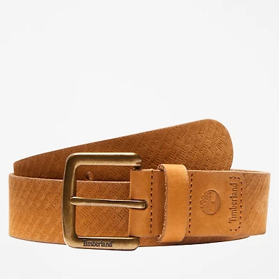 Men's 38MM Timberland® Repeat Logo Belt