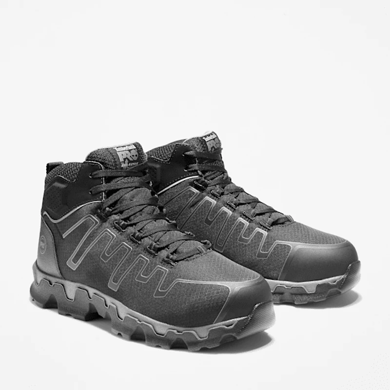 Men's Timberland PRO® Powertrain Sport Alloy-Toe Mid Athletic Work Boot