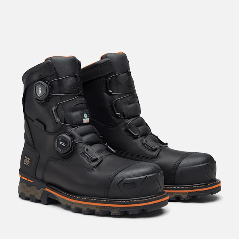 Men's Boondock Pull-On Composite Toe Waterproof Work Boot