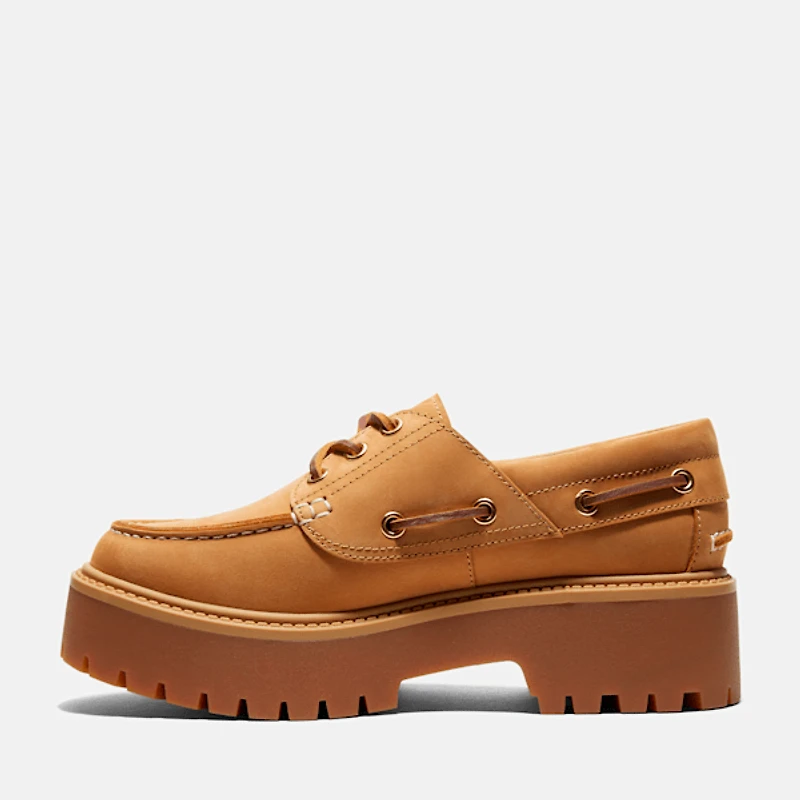 Women’s Stone Street Platform Boat Shoe