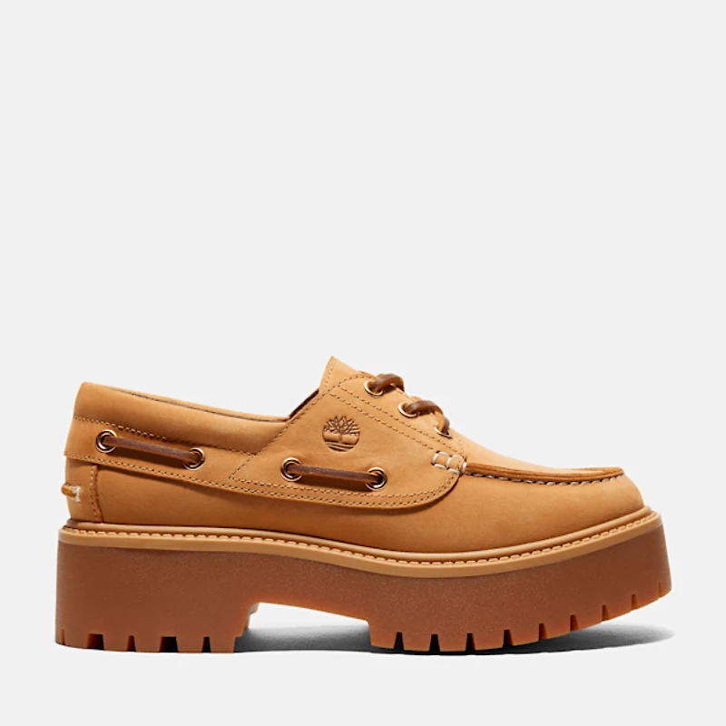 Women’s Stone Street Platform Boat Shoe