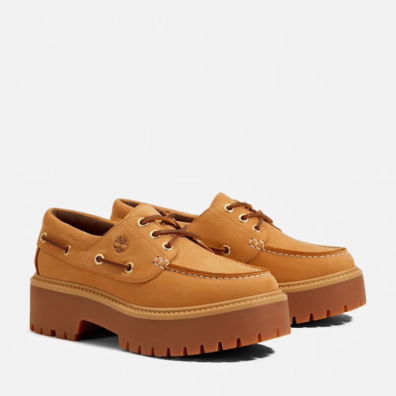 Women’s Stone Street Platform Boat Shoe