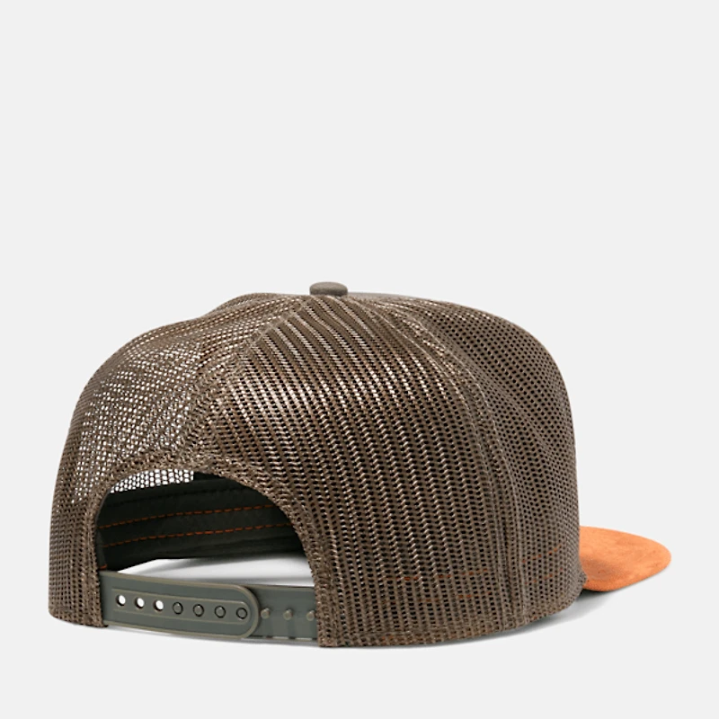 Trucker Hat w/Faux Suede Brim