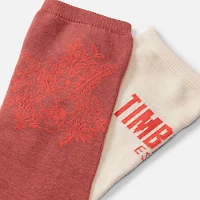 Women's 2-Pack Timberland® Floral Crew Sock