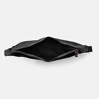 Women's Canvas and Leather Crossbody Bag