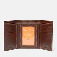 Men's Waxy Pull Up Trifold