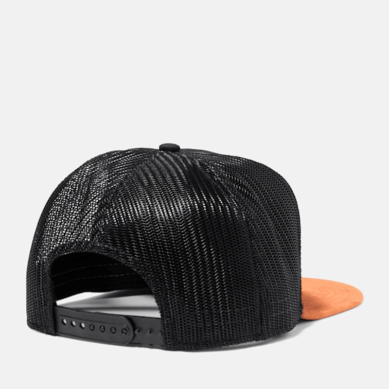 Trucker Hat w/Faux Suede Brim