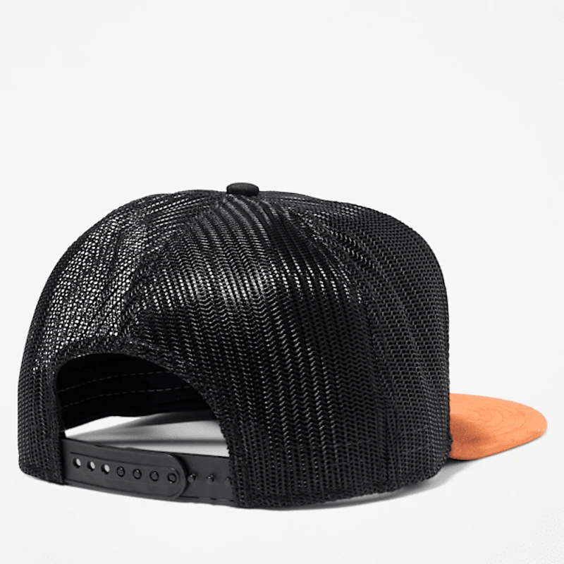 Trucker Hat w/Faux Suede Brim