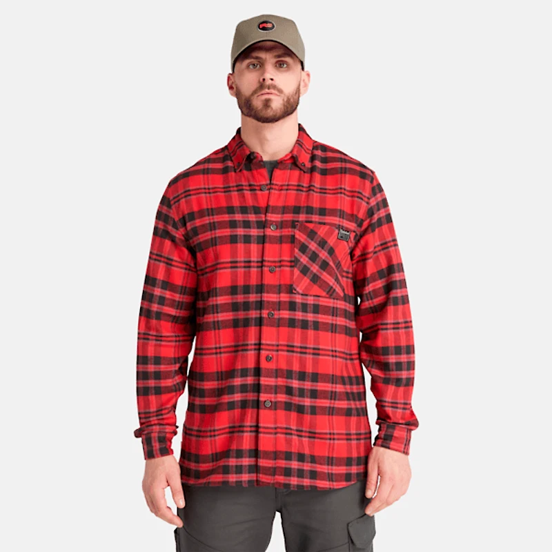Men's Timberland PRO® Woodfort Midweight Flannel Shirt