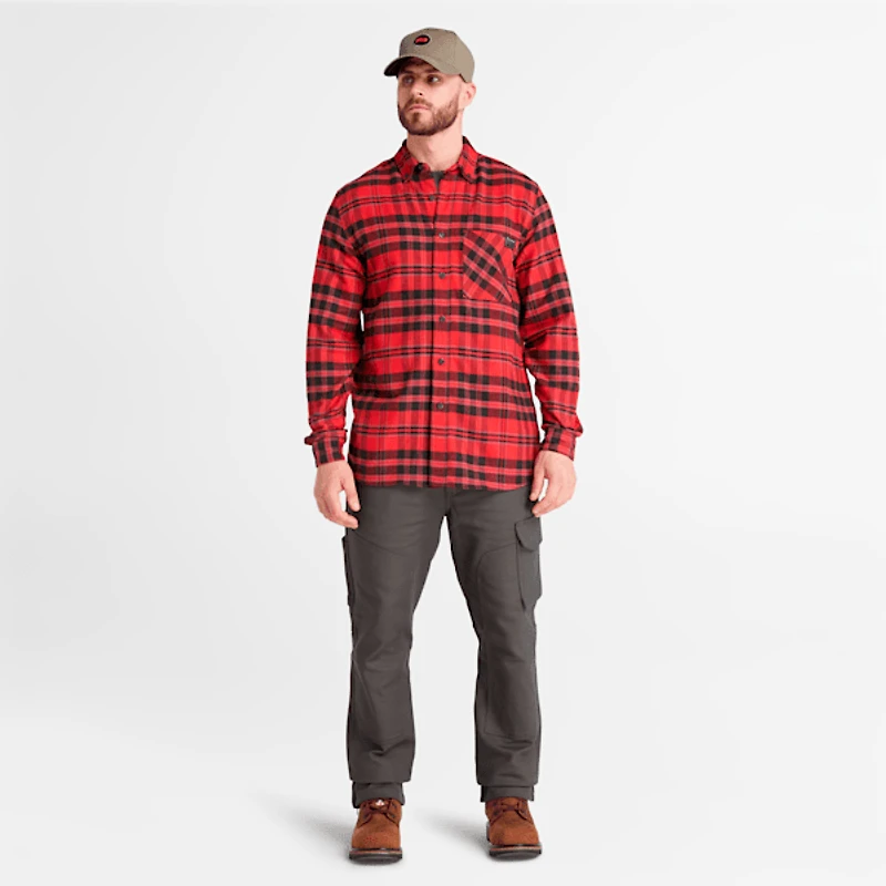Men's Timberland PRO® Woodfort Midweight Flannel Shirt