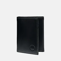 Men's Smooth Leather Trifold Wallet