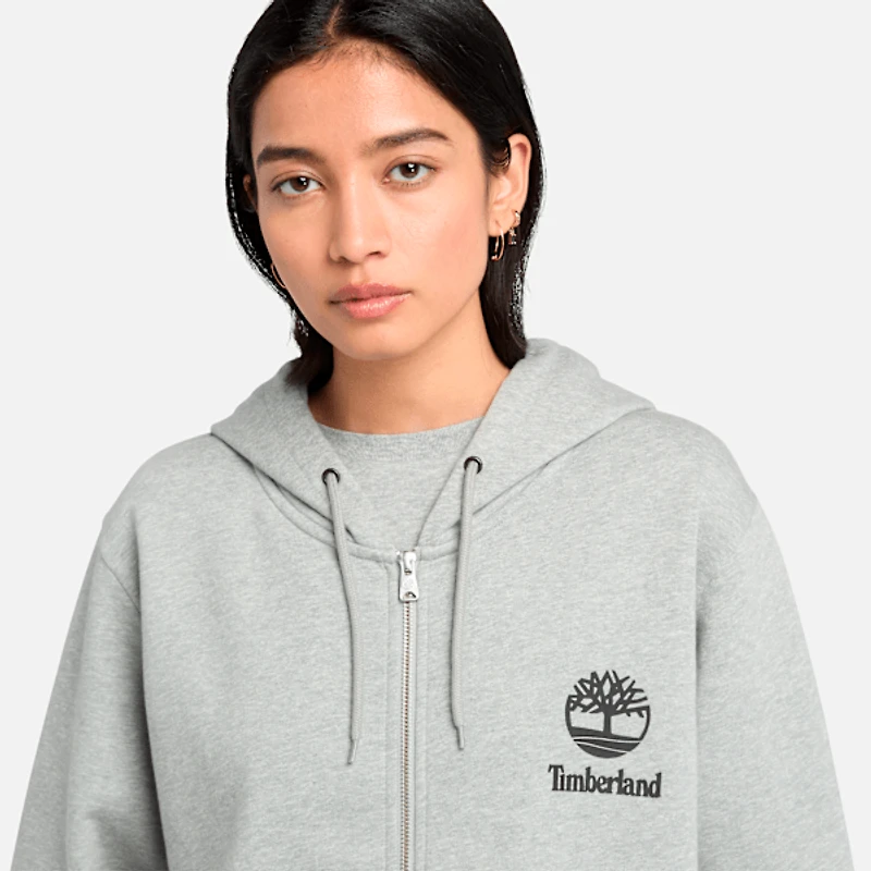 Print Stack Logo Full-Zip Hoodie