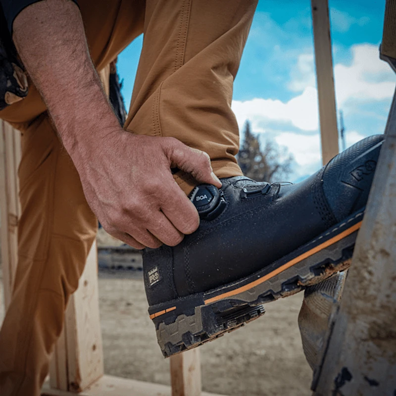 Men's Boondock Pull-On Composite Toe Waterproof Work Boot