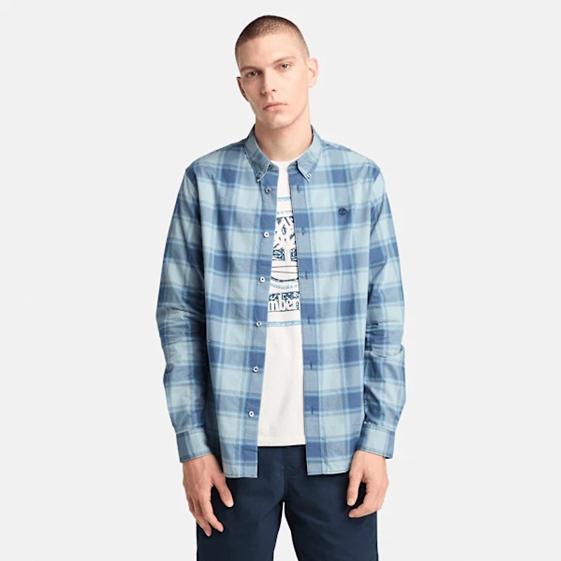 Men's Poplin Check Shirt