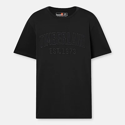Men's Washed Embroidered Logo T-Shirt