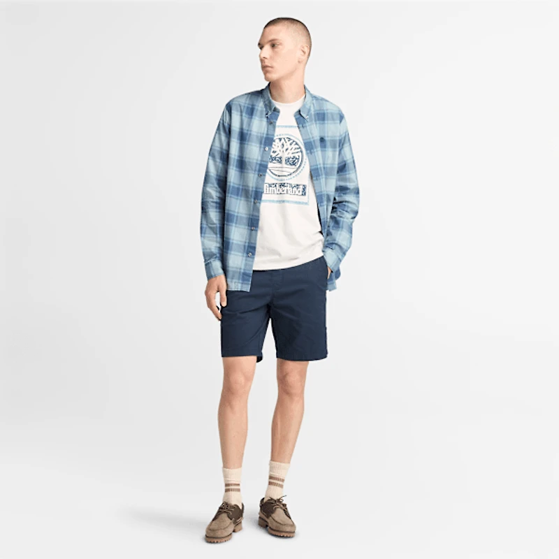 Men's Poplin Check Shirt