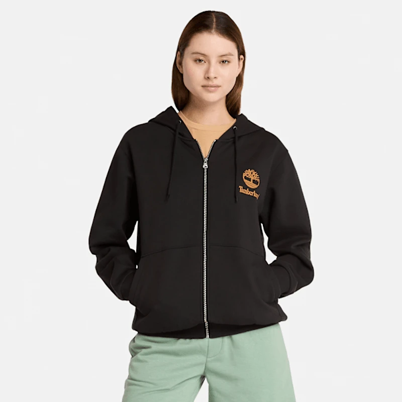 Print Stack Logo Full-Zip Hoodie