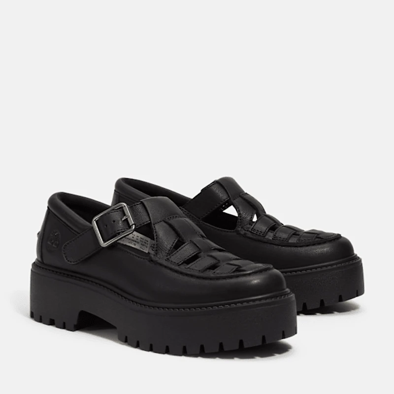 Women's Stone Street Platform Buckle Shoe