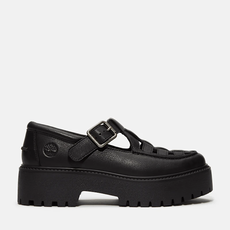Women's Stone Street Platform Buckle Shoe