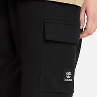 Woven Badge Cargo Sweatshort