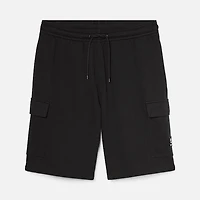 Woven Badge Cargo Sweatshort