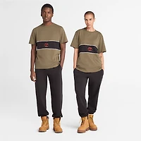 Cut-and-Sew Short-Sleeve T-Shirt