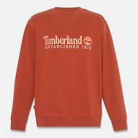Men's Established 1973 Embroidered Logo Crew Neck Sweatshirt