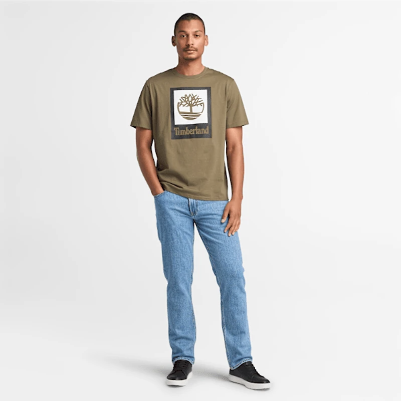Square Stack Logo Short-Sleeve T-Shirt