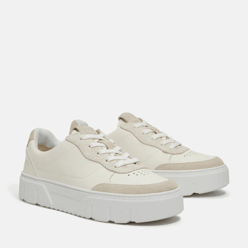 Women's Laurel Court Suede Accent Lace-Up Sneaker
