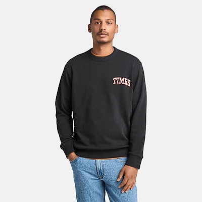 Men's Front Timbs Graphic Crew Neck Sweatshirt