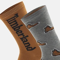 2-Pack Timberland® All Over Print Crew Sock