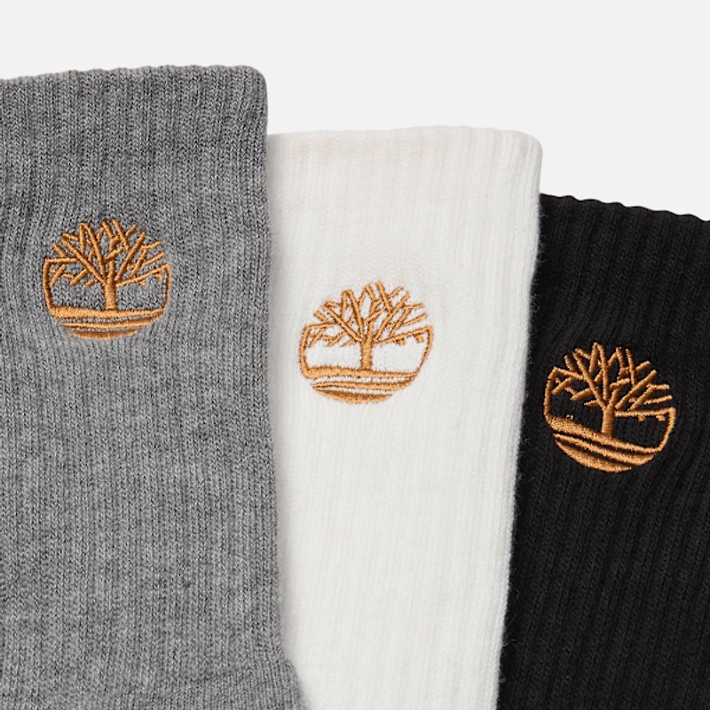 Newmarket 3-Pack Half Cushion Crew Sock