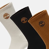 Newmarket Village 3-Pack Logo Crew Sock