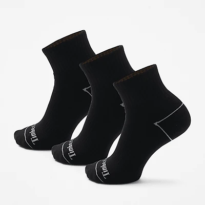 Bowden 3-Pack Full Cushion Quarter Sock