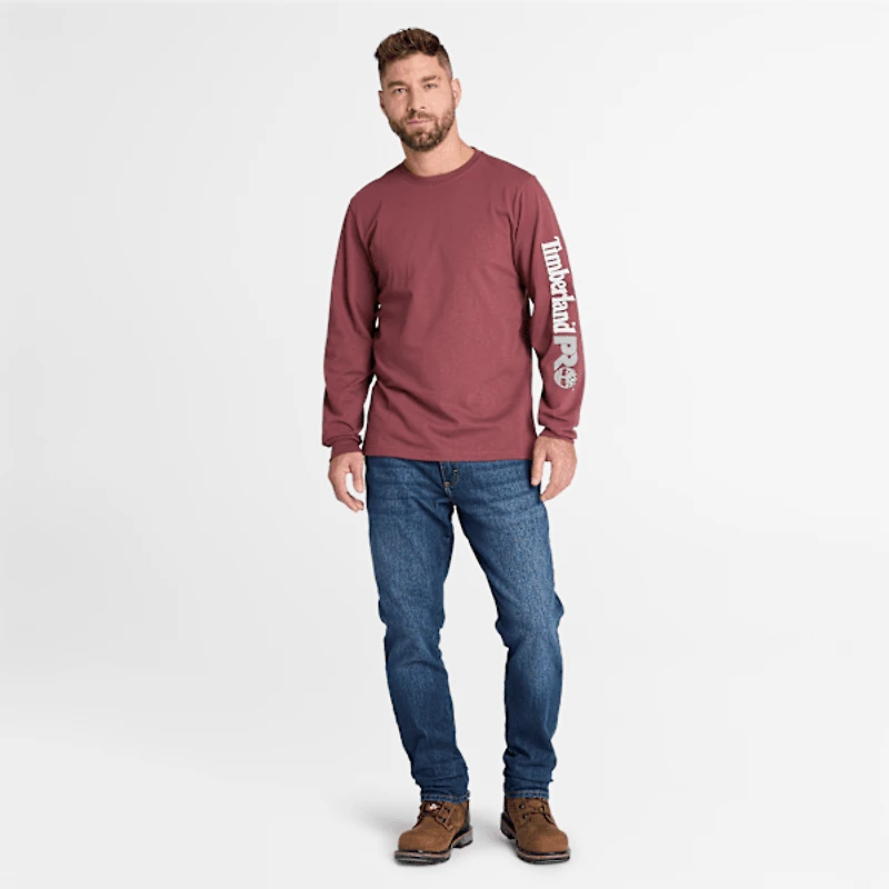 Men's Timberland PRO® Core Logo Long-Sleeve T-Shirt