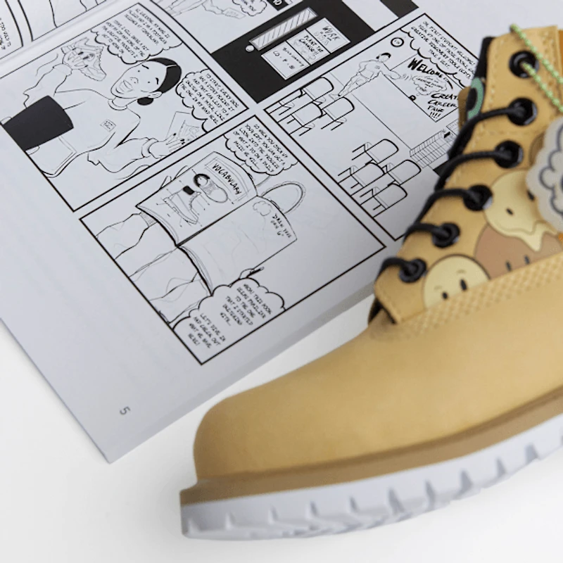 Junior Timberland® "Shades of Happiness" Premium 6-Inch Waterproof Boot