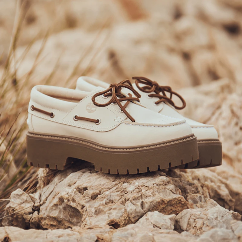 Women's Stone Street Platform Boat Shoe