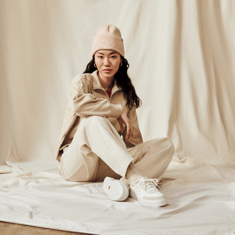 Women's Laurel Court Suede Accent Lace-Up Sneaker